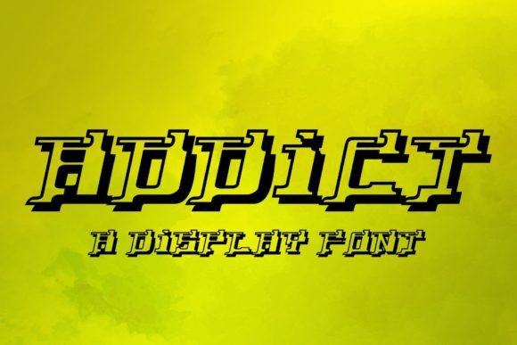 Addict Font: A Bold Choice for Eye-Catching Design