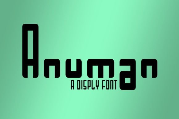 Anuman: A Unique Display Font for Design Projects