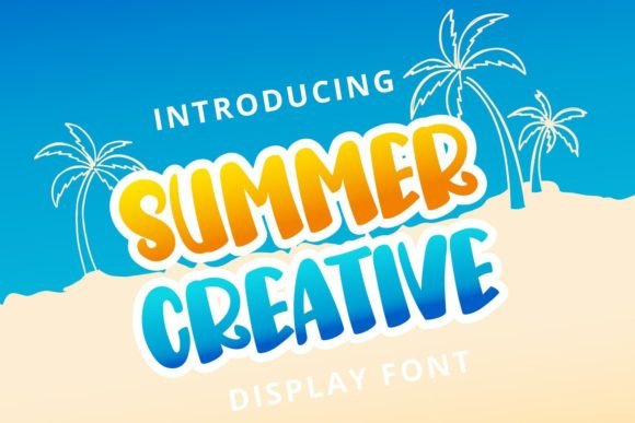 Discover the Charm of Summer Creative: A Playful Display Font for Every Occasion