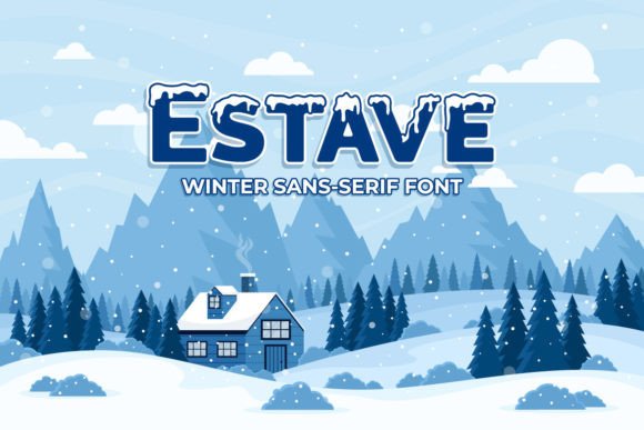 Estave: A Chillingly Beautiful Font for Winter-Themed Designs