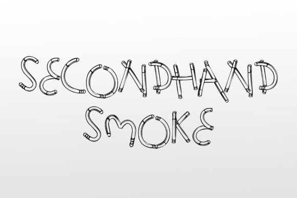 Exploring the Charm and Versatility of Second-hand Smoke Display Font