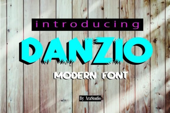 Introducing Danzio – The Modern and Bold Display Font in All Caps