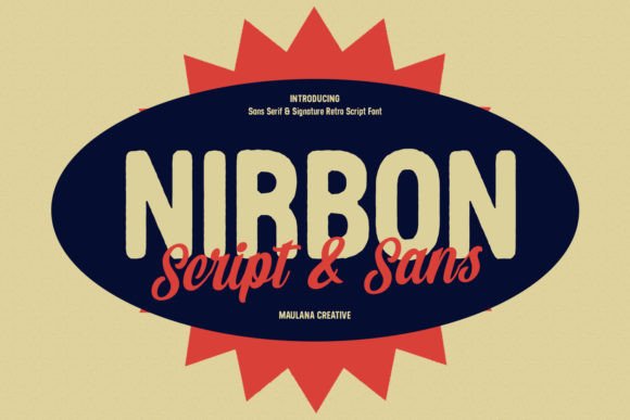 Nirbon Duo: A Premium Display Font for Creative Projects