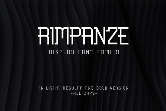 Rimpanze: A Modern Display Font for Creative and Business Professionals