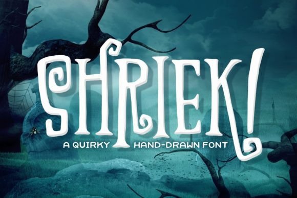 Shriek: The Font That Just Screams Halloween Fun