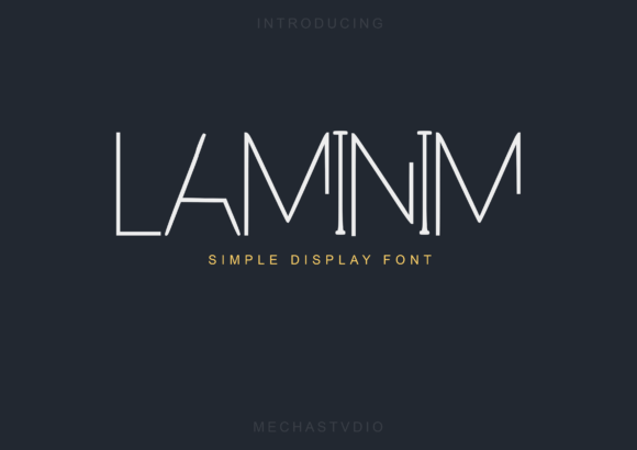 What Is Laminim? A Simple and Stylish Display Font for Modern Design