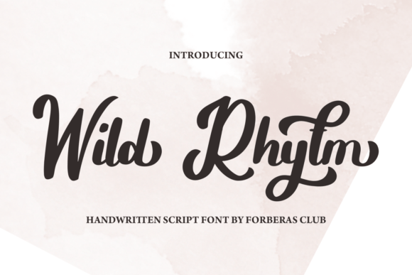 Wild Rhytm: A Handcrafted Font That Elevates Design with Elegance and Individuality