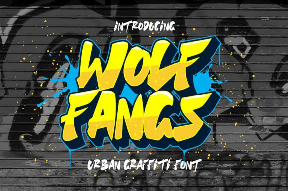 Wolf Fangs: A Bold Display Font That Adds Edge to Your Creative Projects